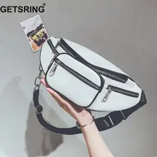 GETSRING, женская сумка на пояс, сумка на пояс, сумка для денег, кошелек, Повседневные Сумки из искусственной кожи, черная, белая, винтажная, модная сумочка