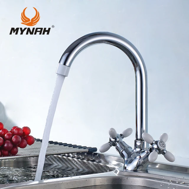 Best Price Russia free shipping classic kitchen faucet dual control multi color choice free conversion of water Perspective