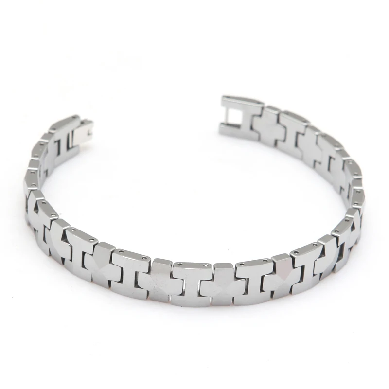 Тонкий Модный браслет Вольфрам браслет человек's Jewelry Лидер продаж 21.5 см длинные 1 см Широкий Толщина 3 мм Вес 77 г