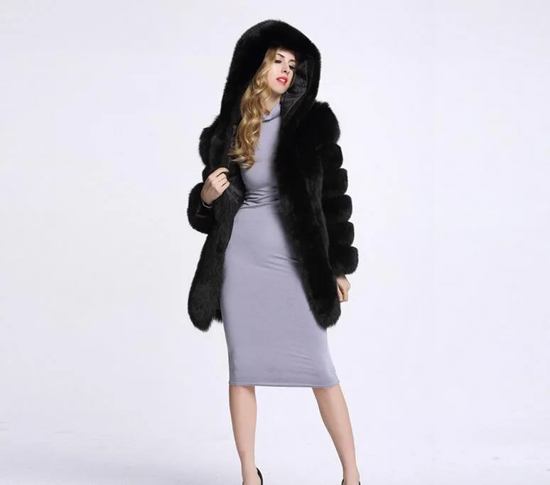Новинка 2019 года для женщин зимние утепленные искусственный мех пальто для будущих мам Повседневная Верхняя одежда длинный рукав длинный