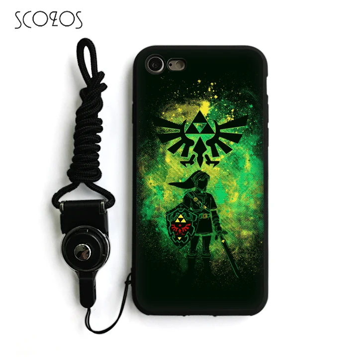 SCOZOS HYRULE ART Legend Of Silicone Phone case Soft For Iphone X 5 5S Se 6 6S 7 8 Plus #ra51 |