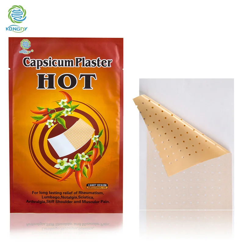 KONGDY Health Care 15pieces/Lot Analgesic Pain Relief Patch 12*18 Capsicum Plaster Herbal Pain Reliever For Arthritic/Back Pain KONGDY Health Care 15pieces/Lot Analgesic Pain Relief Patch 12*18 Capsicum Plaster Herbal Pain Reliever For Arthritic/Back Pain