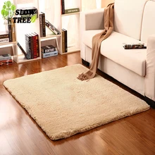 Медленное дерево, твердый бархатистый коврик для гостиной, утолщенный Домашний уголок, коврики для спальни, прикроватное одеяло, красный моющийся коврик для ванной