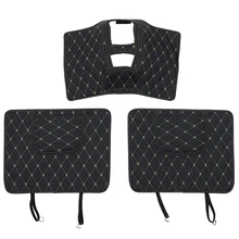 QHCP из искусственной кожи, авто сиденье, анти-грязный коврик, заднее сиденье автомобиля, защита от ударов, подлокотник, защита от ударов, подходит для Ford Kuga