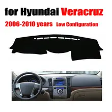 Чехлы для приборной панели автомобиля RKAC для Hyundai Veracrus 2006-2010 низкая конфигурация левосторонняя накладка приборной панели автомобильные аксессуары