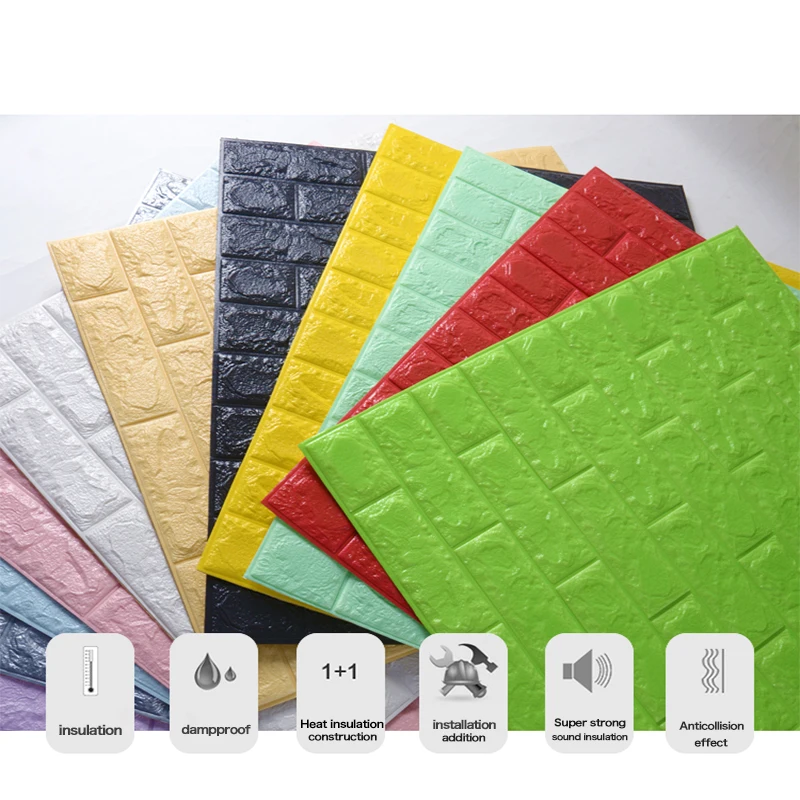 3D Wall Panel Stickers Living Room 3D Brick Wallpaper for Kids Room Bedroom Home Decor 3D Wall Covering Self adhesive Wallpaper 3D Wall Panel Stickers Living Room 3D Brick Wallpaper for Kids Room Bedroom Home Decor 3D Wall Covering Self adhesive Wallpaper