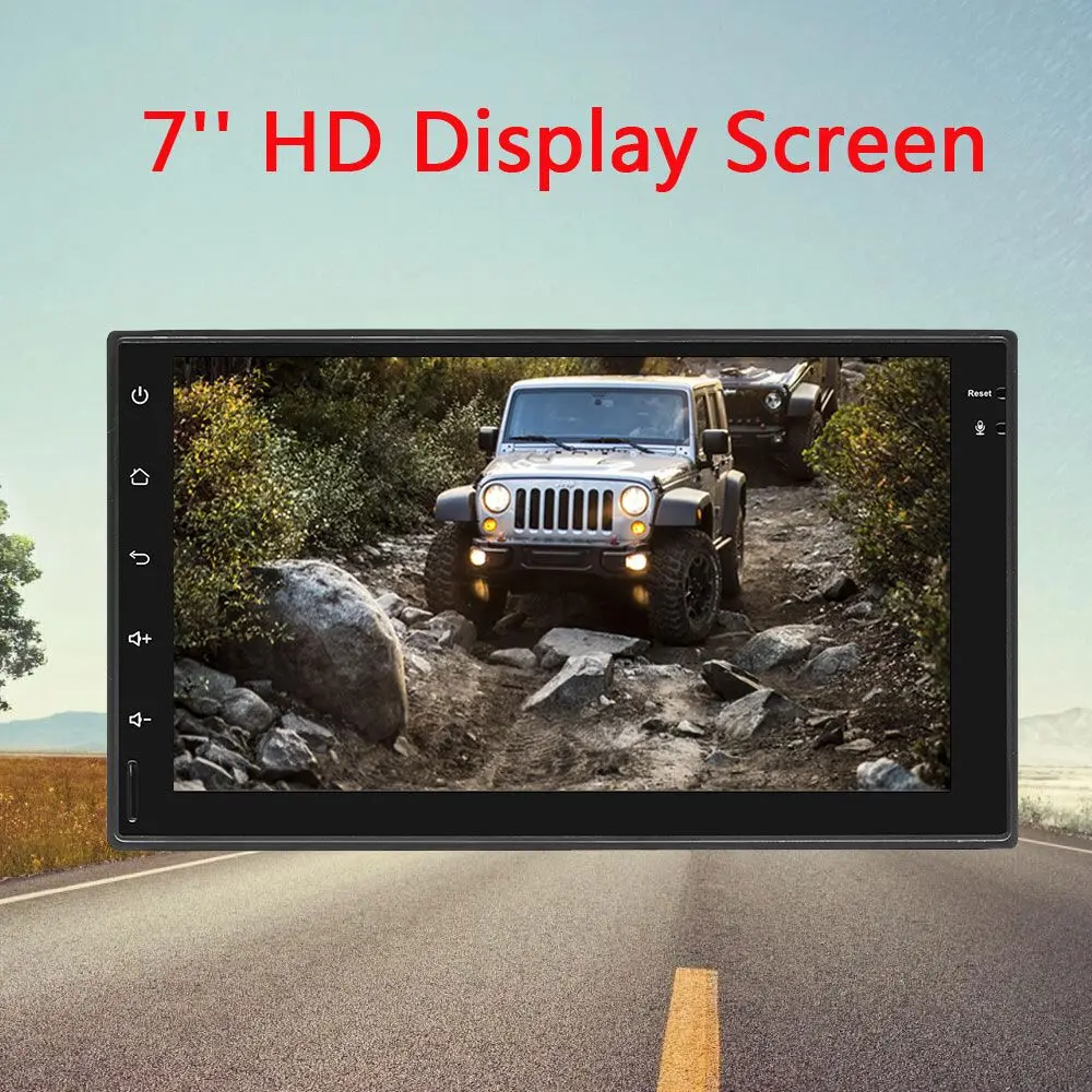 Sale 7 Inch Car Audio Multimedia Player Touch Screen Radio Player GPS Navigation WiFi Bluetooth HD Radio Stereo Auto Player 0