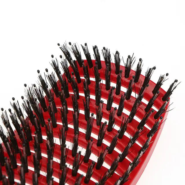 Szczotka do włosów masująca skórę głowy dla kobiet, grzebień, nylon, włosy mokre, suche, kręcone, rozplątywanie, salon, stylizacja włosów, akcesoria do stylizacji, dropship 4