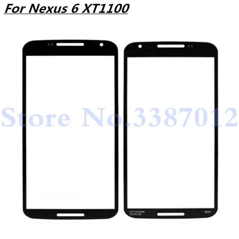 Оригинал для Motorola Moto Google Nexus 6 XT1100 XT1103 передний экран внешнее стекло объектив