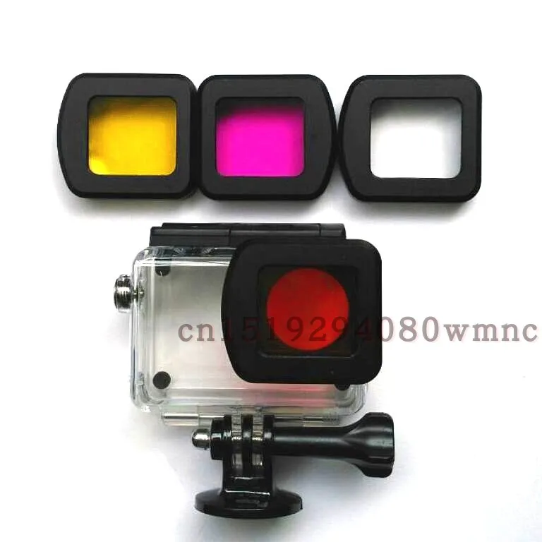 

SJCAM SJ8 Waterproof Case Lens cap Housing filter/Diving UV/CPL/Red Shell Cover for Sj8 Pro/Plus/Air Action Camera Accessories