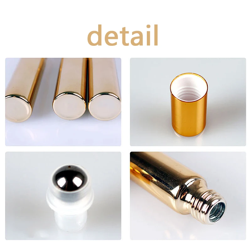 Roller Ball Refillable Smeared Essential Oil Massage UV Travel Empty Mini 5ml/10ml Separate bottles Glass Bottle Perfume