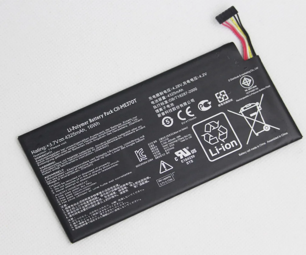 ISUNOO 4325mah C11 ME370T батарея планшета для ASUS Google nexus 7 1 поколение внутренний аккумулятор