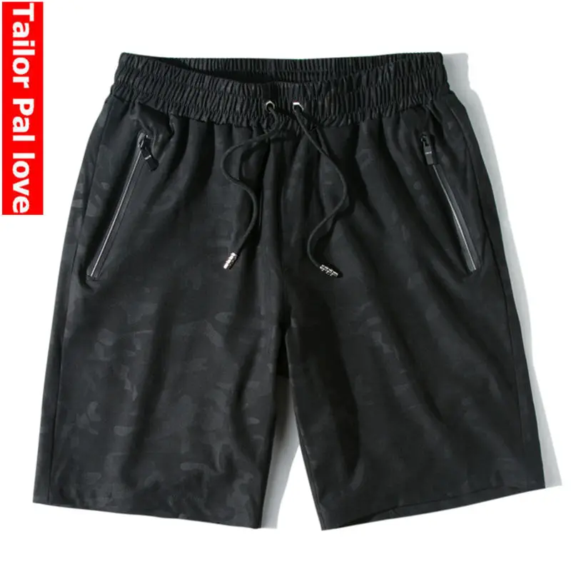 

Camouflage Swimsuit Beach Shorts Zipper Pocket Quick Dry Elastic Boardshorts Men Summer Swimwear Surf Board Shorts Swim Trunks