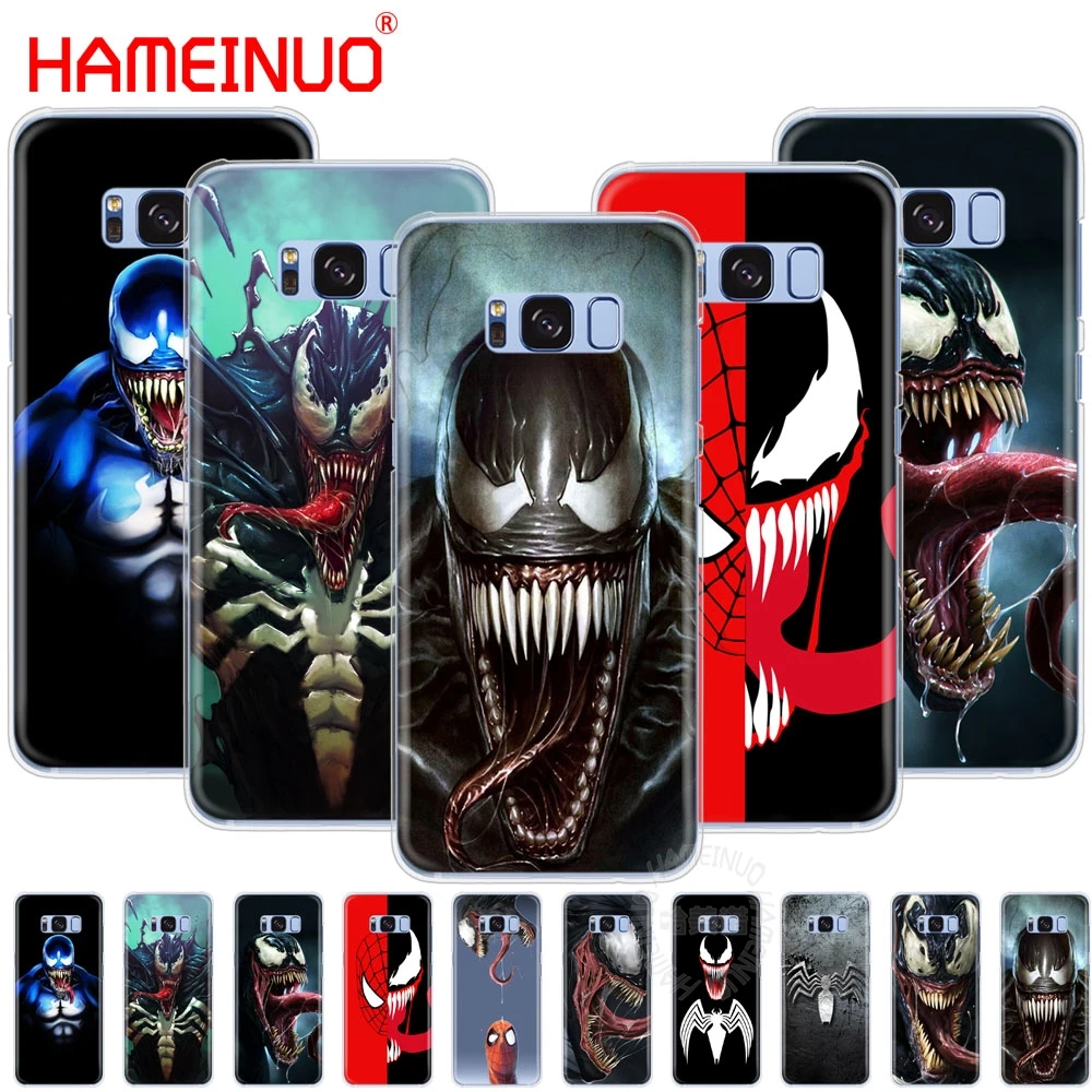 HAMEINUO venom comics spider man cell phone case cover for Samsung