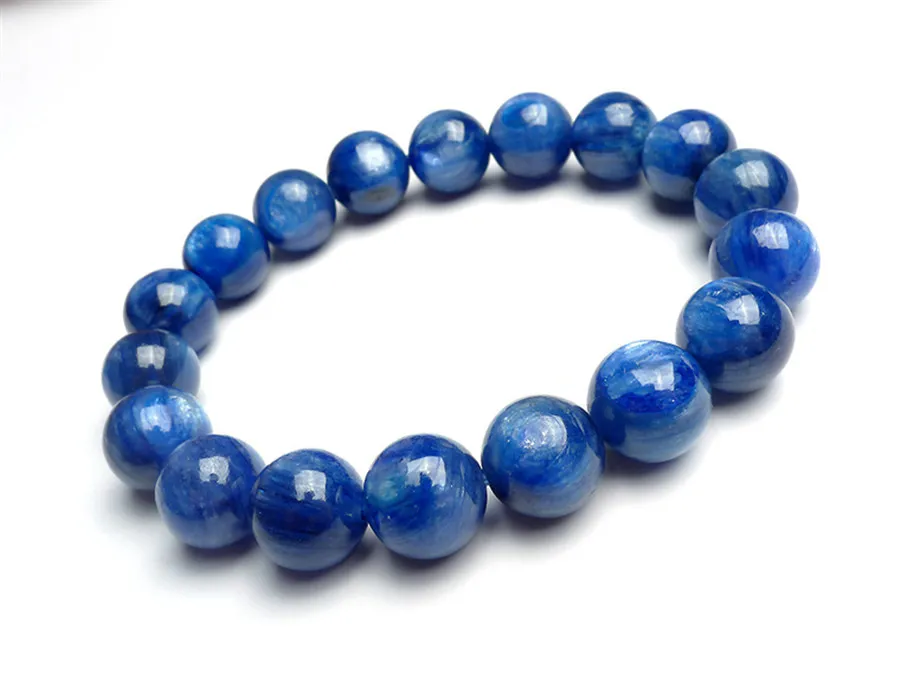 13mm Genuine Natural Blue Kyanite font b Cat b font font b Eyes b font Bracelets