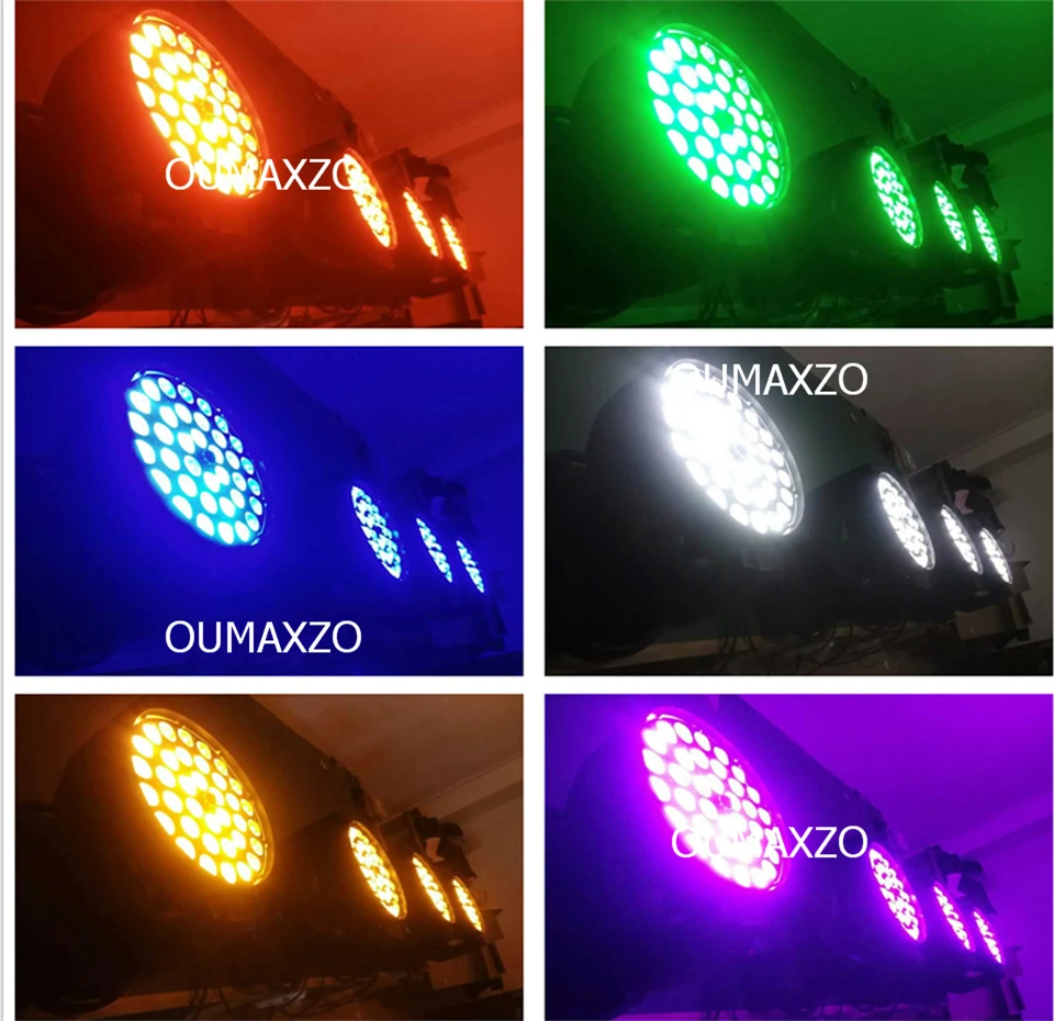 Luz em Movimento 4 Pçs e lote & Flightcase 36 10 w 36 1 Zoom Levou da Cabeça Rgbw 4in 10 w 4in 1 Rgbw Cree Led Zoom Moving Head Wash dj Americano 7 36 1 Zoom Levou Luz Em Movimento