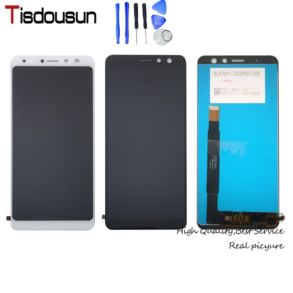 Tested For BQ5700L Digitizer Panel Replacement Parts BQ BQ-5700L Space X Touch + LCD Display Screen Assembly | Мобильные телефоны и