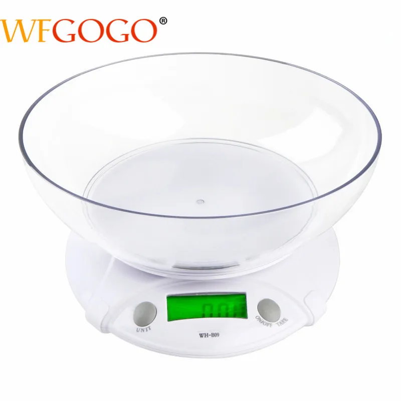 

7KG/1G Multifunction Digital LCD Electronic Parcel Food Weight with Bowl Kitchen Scale Household Electronic Scales Wholesale