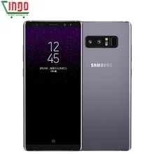 Original Unlocked Samsung Galaxy Note 8 6GB RAM 64GB ROM 6.3inch Octa Core Dual Back Camera 12MP 3300mAh Smart Mobile Phone