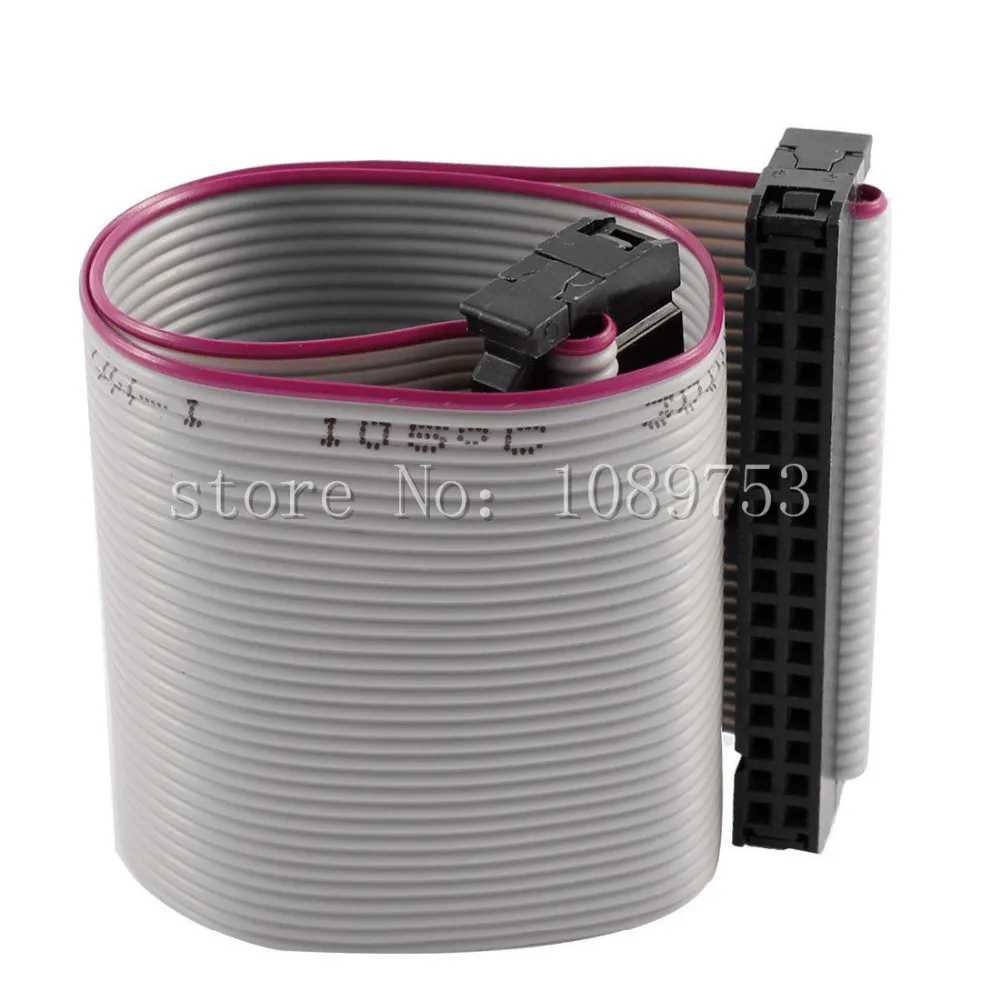 FC34P 20cm IDC 34Pin Hard Drive Extension Wire Flat Ribbon Cable for Motherboard