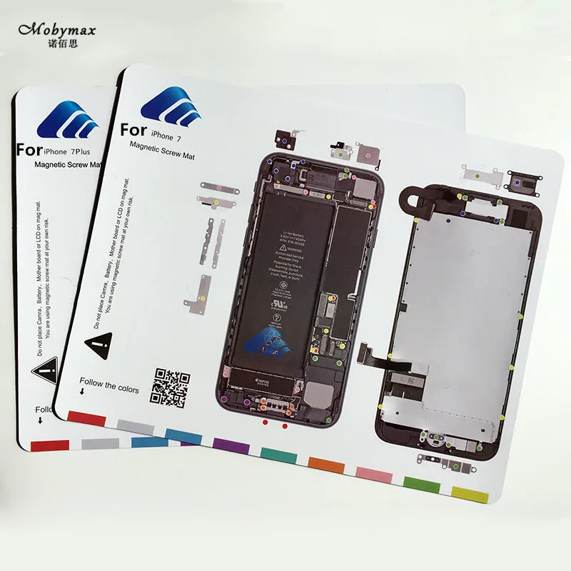 

magnetic screw mat work pad for iphone 8 7 6s 6 plus Professional Guide Pad Mobile Phone Repair Tools