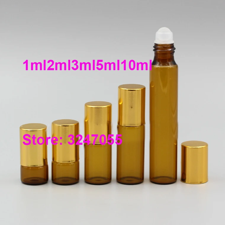 1ml2ml3ml5ml10ml 50/100/200 шт. Янтарная портативная упаковка для эфирного