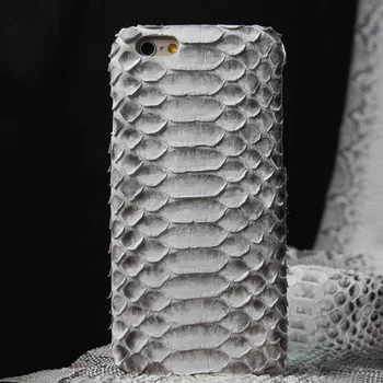 

12 Colors Luxury Real Natural Python Skin Genuine Leather Back Case for iPhone 6S Phone Cover for Apple iPhone 6 4.7