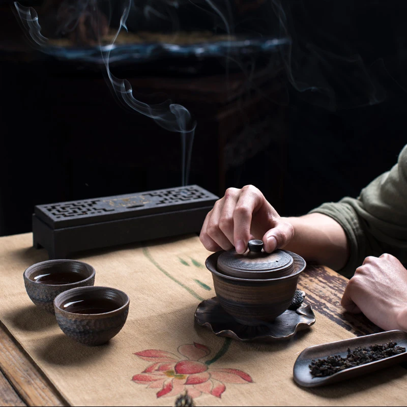 Tangpin Teaware Sets Ceramic Gaiwan Teapot Teacup Porcelain Chinese Kung Fu Tea Set Drinkware
