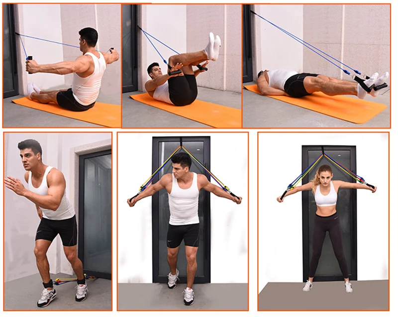 Комплект упражнений. Тренировки с ленточным эспандером. Trx петли pro p3 suspension trainer. Упражнениярезиновымиспандером. Для талии и пресса.