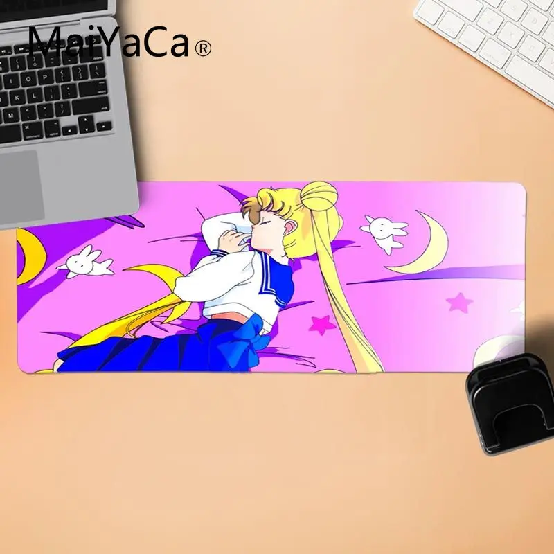 MaiYaCa собственные коврики мультяшный матрас Мун удобный коврик для мыши игровой