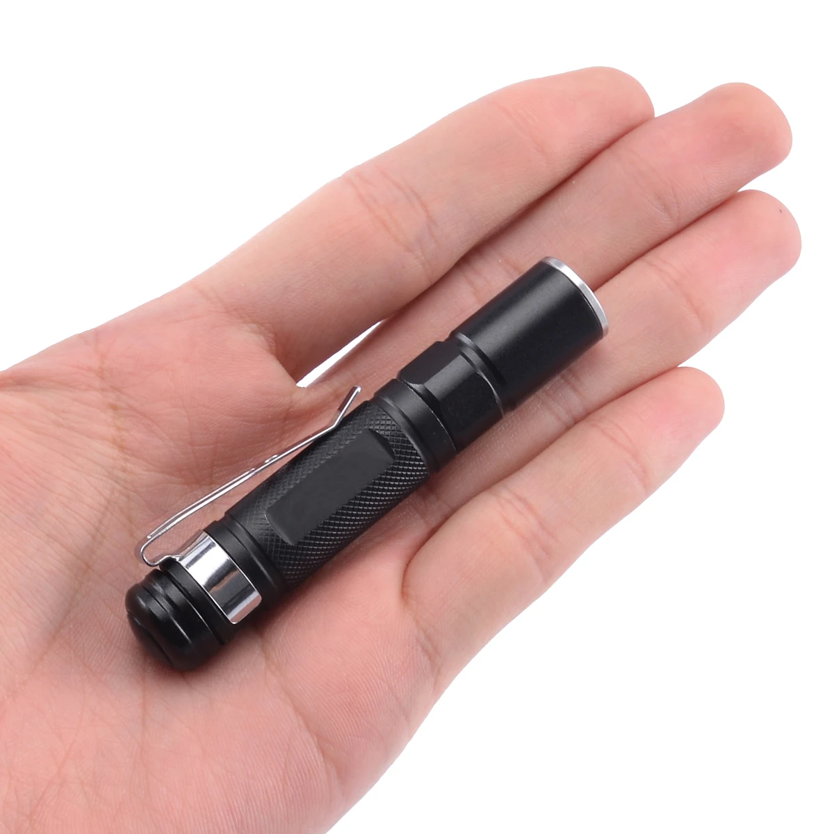 Outdoor Fishing Tools 2000LM Mini Flashlight Waterproof LED Pen Light Pocket Flashlight Torch Lamp + Clip Portable Fish Tools