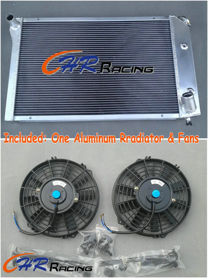 3 CORE ALUMINUM RADIATOR FOR 1977-1982 CHEVY CORVETTE 77 78 79 80 81 82 2* FAN