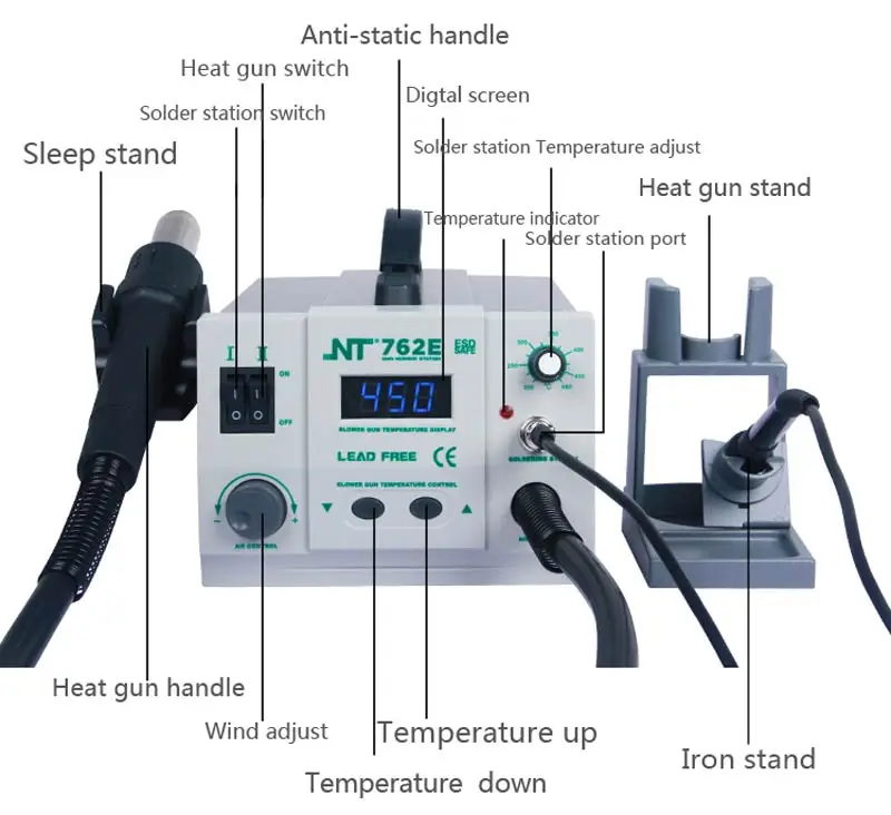 New-2-in-1-BGA-Lead-free-Adjustable-Hot-Air-Rework-Station-Soldering-iron-digtal-screen (2)