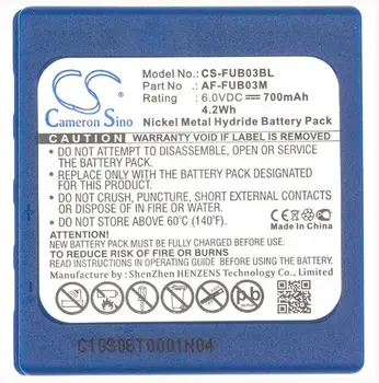 

Cameron Sino 700mAh battery for ABITRON TGA TGB for HBC BA222060 FUA71 FUB 3A FUB3A Radiomatic BA203060 BA222060 Fub03A