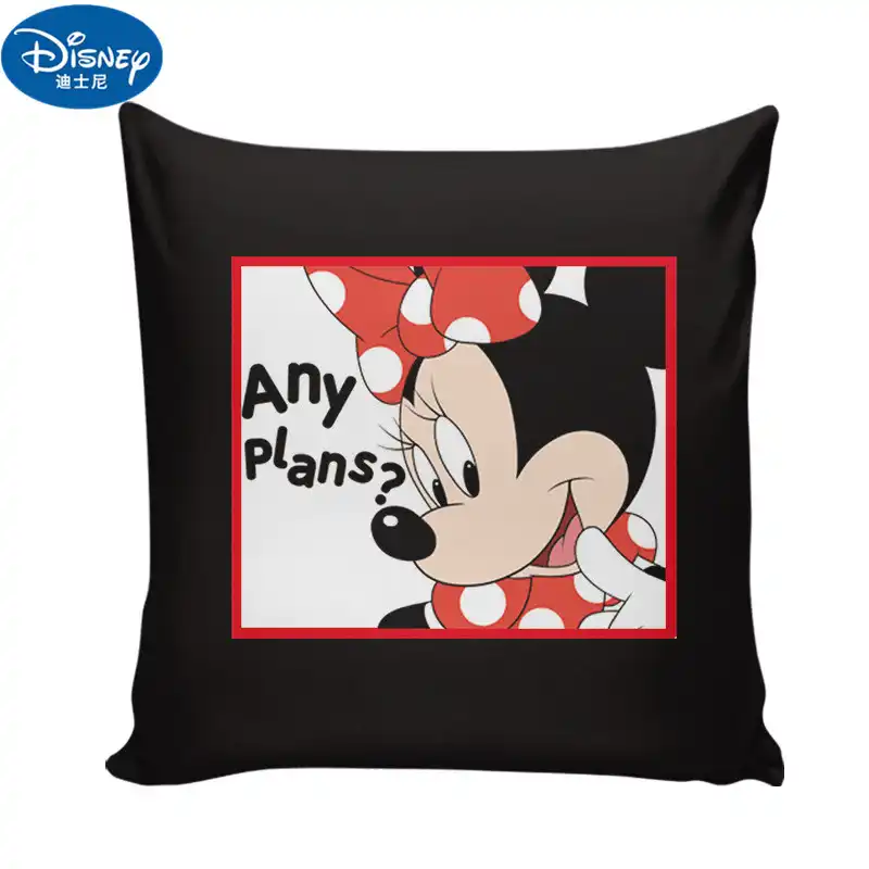 Disney Pink Minnie Mickey Mouse Pillowcase Sleeper Cover Waist Throw Couch Ded Home Chair Covers Children Gift Aliexpress