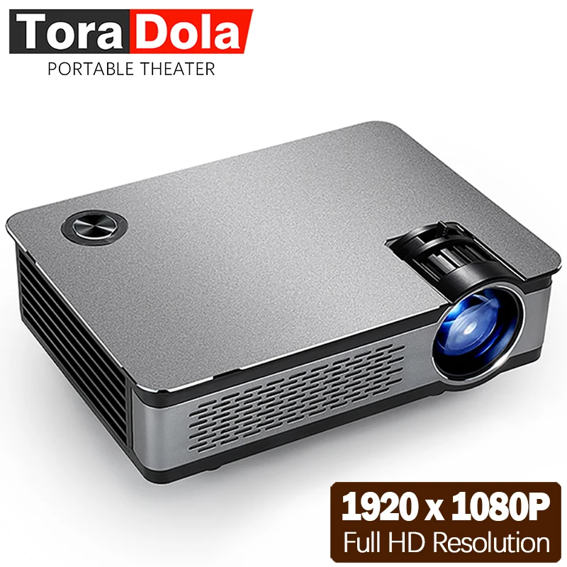 TORA DOLA Full HD LED Projector. 1920*1080P, 3,800 Lumens, AKEY5 UP, Android Projector, WIFI, Bluetooth. Optional AKEY5 Basic