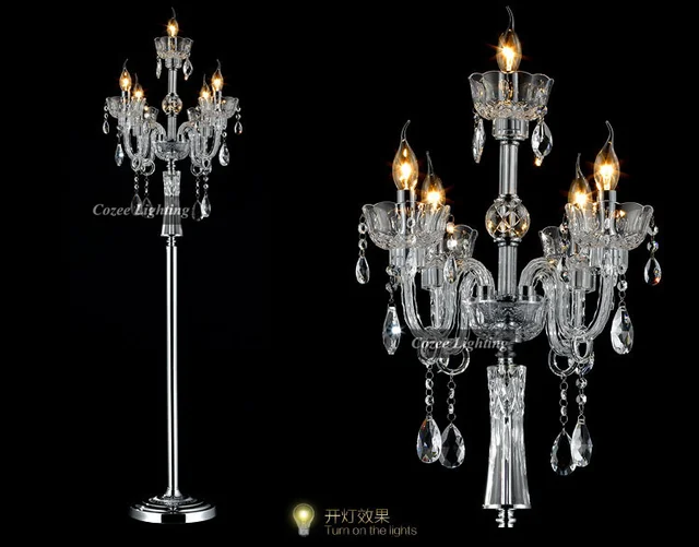 Free Whole Luxury Art Lead Crystal Chandelier Floor Free Whole Luxury Art Lead Crystal Chandelier Floor Standing Lamp Light Lighting Fixtures