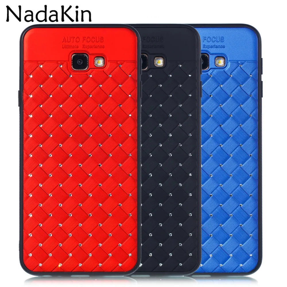 

Luxury Glitter Weave Back Case for Samsung Galaxy J4 Plus J6 Plus J8 J2 Core 2018 J3 J5 J7 2017 Prime Diamond Fitted Cover Shell