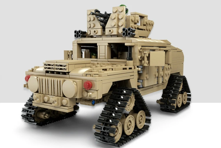  1463pcs Military Theme Tank Legos Building Blocks M1A2 ABRAMS MBT KY10000 1 Change 2 Toy Tank Model
