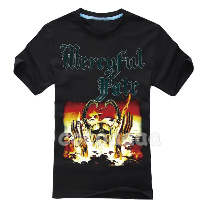 5 дизайнов, винтажный бренд Mercyful Fate Rock, мужская рубашка, 3D ММА,, Череп, фитнес, хардрок, тяжелый темный металл, хлопок, скейтборд