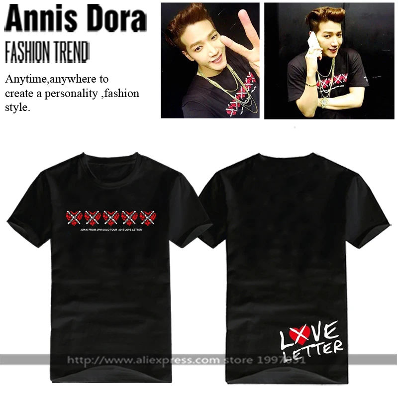 Kpop 2pm Jun K From 2pm Solo Tour 15 Love Letter Chansung Junho Nichkhun Taecyeon Wooyoung Same Style Short Sleeved T Shirt Short T Shirt Kpop T Shirtt Shirt Kpop Aliexpress Kpop 2pm Jun K From 2pm Solo Tour 15 Love Letter Chansung Junho Nichkhun Taecyeon Wooyoung Same Style Short Sleeved T Shirt Short T Shirt Kpop T Shirtt Shirt Kpop Aliexpress