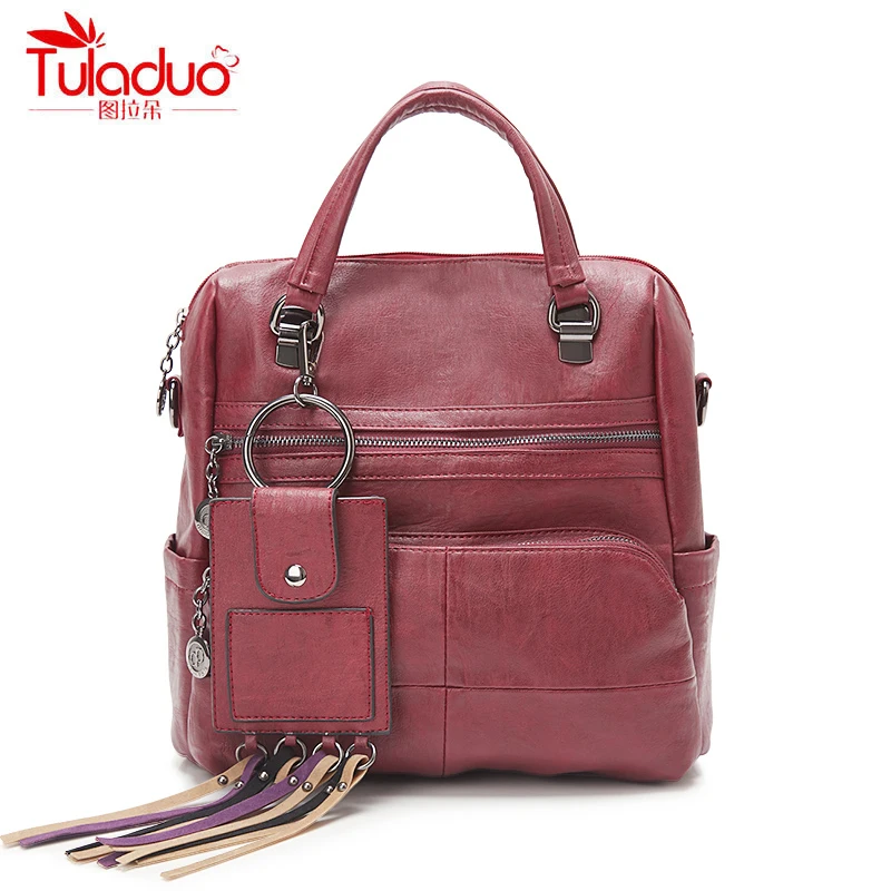 

Fashion Sheepskin Women Backpacks High Quality Genuine Leather School Bags For Teenager Girl Famous Ladies Backpacks Dropship