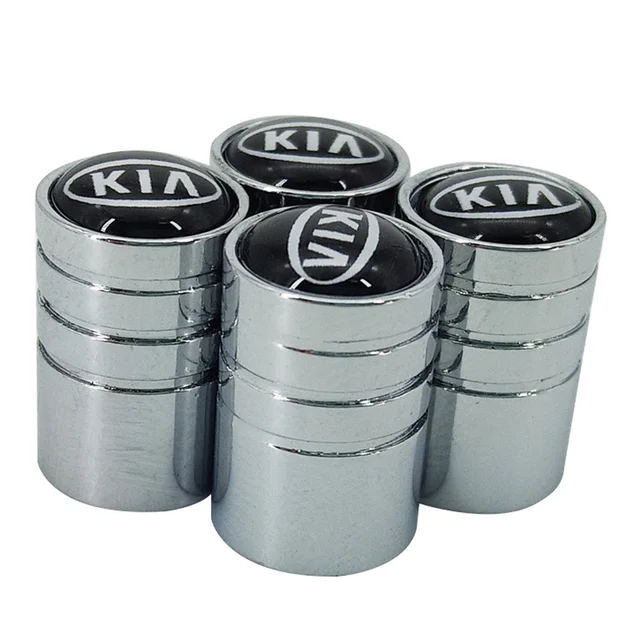 4PCS Wheel Tire Parts Valve Stem Caps Cover For Kia Ceed Rio Sportage R K3 K4 K5 Ceed Sorento