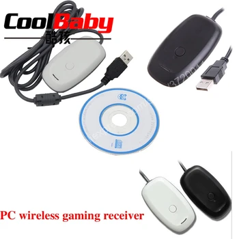 

For Xbox 360 Wireless Gamepad PC Adapter USB Receiver Supports Win7/8/10 System For Microsoft Xbox360 Controller Console