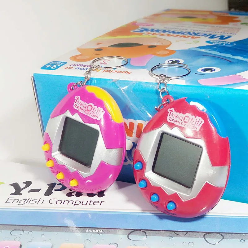 Многоцветные Tamagotchis электронные питомцы игрушки 90 s ностальгические 49 домашних животных в 1 виртуальный кибер игрушка для домашних