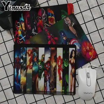 

Yinuoda In Stocked Marvel Logo Superhero Locking Edge Mouse Pad Game Comfort Mouse Mat Gaming Lockedge Mousepad