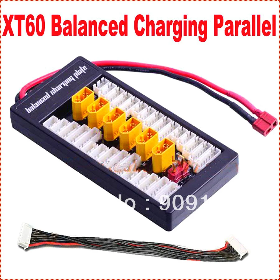 XT60 JST XH Connectors 60A 2S6S Balanced Charging Board Parallel Up to