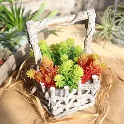 Новый искусственное пластиковое растение миниатюрные суккуленты завод Echeveria Цветок Home Decor Прямая доставка 71113 и