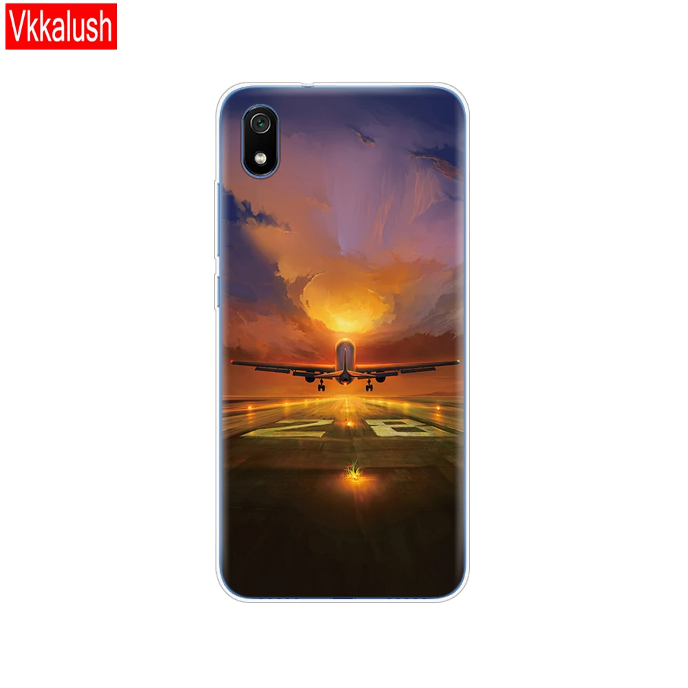 Силиконовый чехол для телефона, чехол для Xiaomi Redmi 7a, чехлы, полная защита, мягкая задняя крышка из ТПУ для Redmi 7 A, бампер, чехол - Цвет: 80122