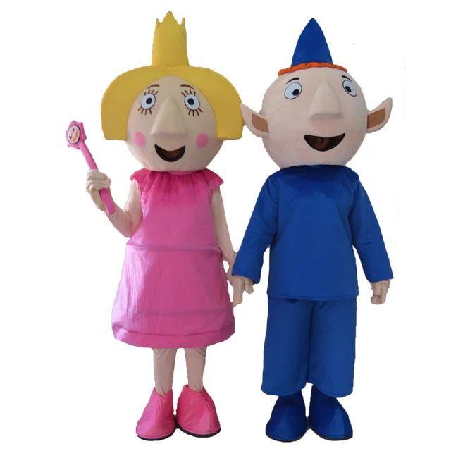 Ben And Holly's Little Kingdom Cartoon Mascot Costume Fancy Cosplay Party Dress | Тематическая одежда и униформа